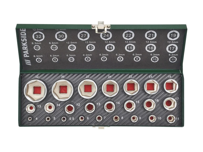 PARKSIDE® Set de douilles. 24 pièces